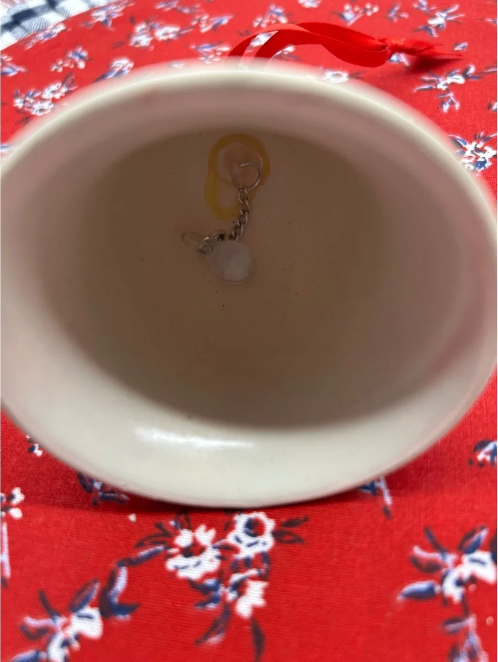 Vintage Pfaltzgraff Heritage Christmas Bell Ornament (1988)